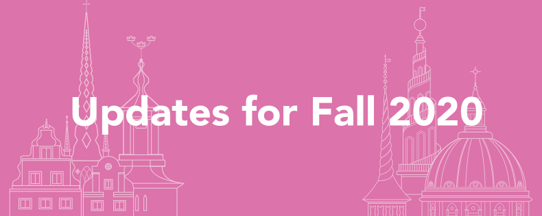 Updates for Fall 2020