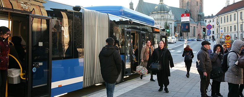 Taking the bus, DIS Stockholm