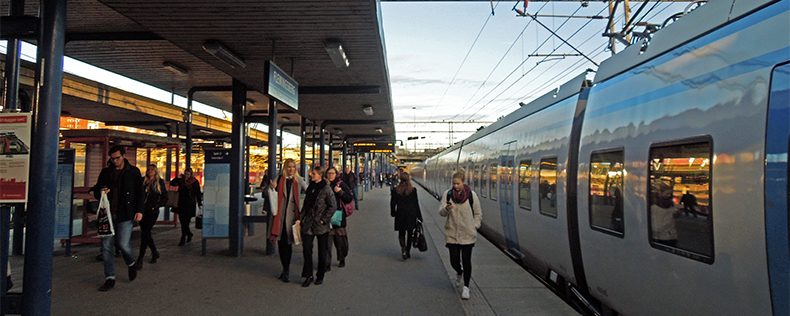 Taking the train, DIS Stockholm
