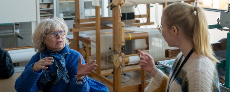 Scandinavian Textiles and Fashion Workshop Exploration Elective DIS Copenhagen visit to Kolding Design School